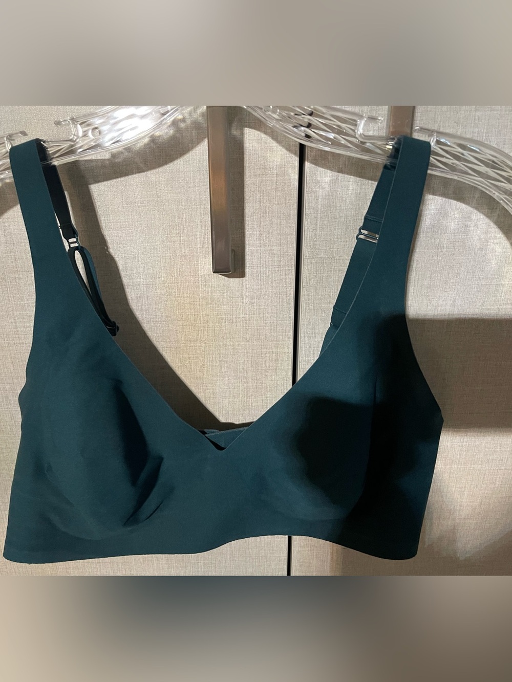 Bombas Teal Wireless V-Neck Bralette
